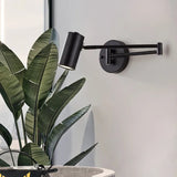 Modern Adjustable Wall Light  Brushed Gold Swing Arm Design - Product example