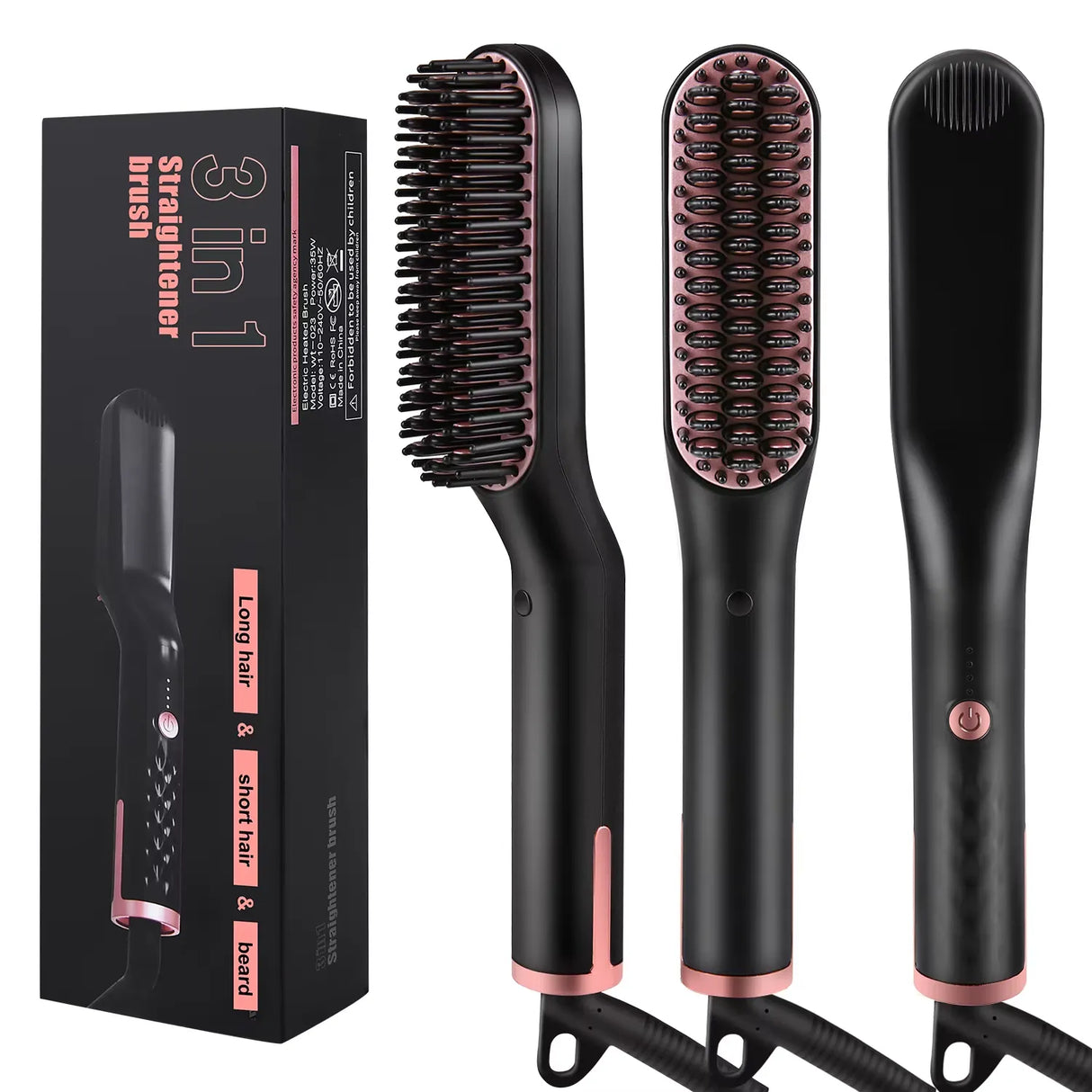 Electric Hair Straightening Comb  3-in-1 Styling Tool - Product detail 5