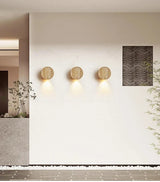 Modern Travertine Wall Light  Natural Stone Round Sconce - Product detail 7