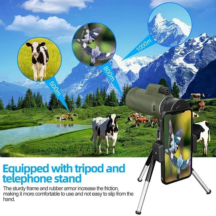 Professional Monocular Telescope  80x Magnification BAK4 Prism - Product detail 8