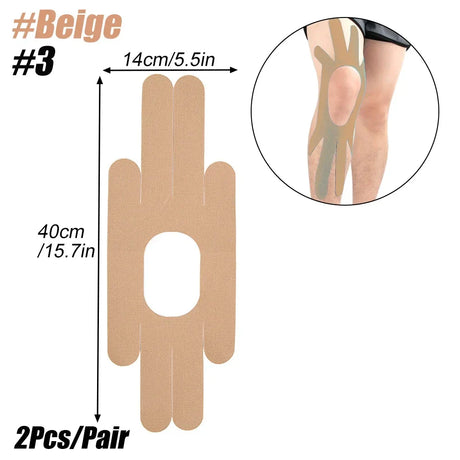 Athletic Kinesiology Tape  Pre-Cut Waterproof Support Strips - Product detail 26