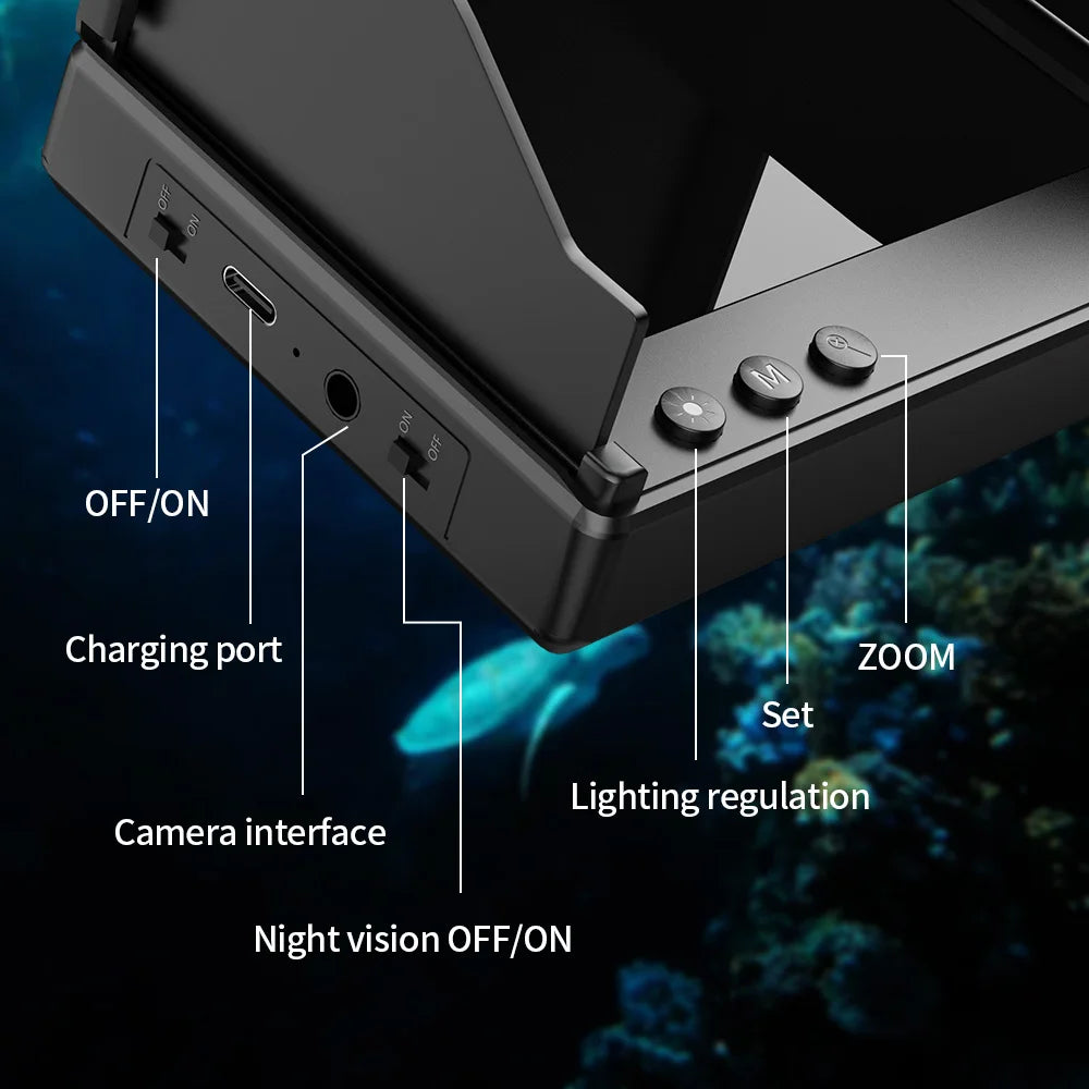 Underwater Fish Finder Camera  HD Display with Night Vision - Product detail 5