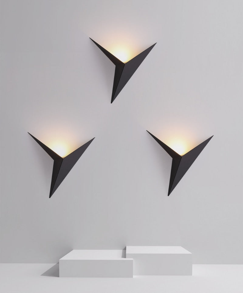 Modern Triangle Wall Light  Minimalist LED Sconce - Product detail 4