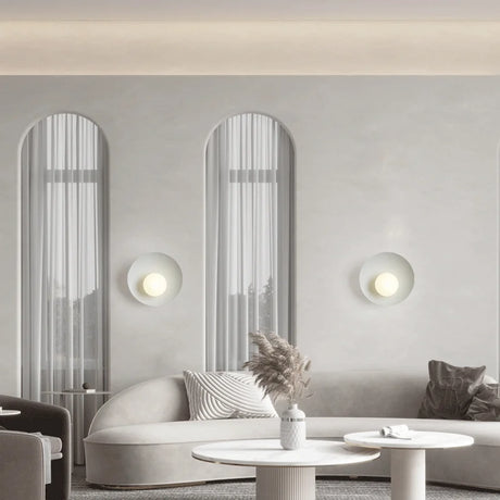 Modern LED Wall Lamp  Minimalist Round Sconce Design - Product example