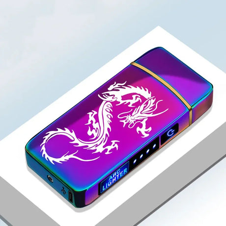 Plasma Arc Lighter  Blue Metal Double Arch Design - Product detail 22