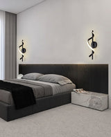 Modern Spiral Wall Light  Gold White LED Design - Product detail 4