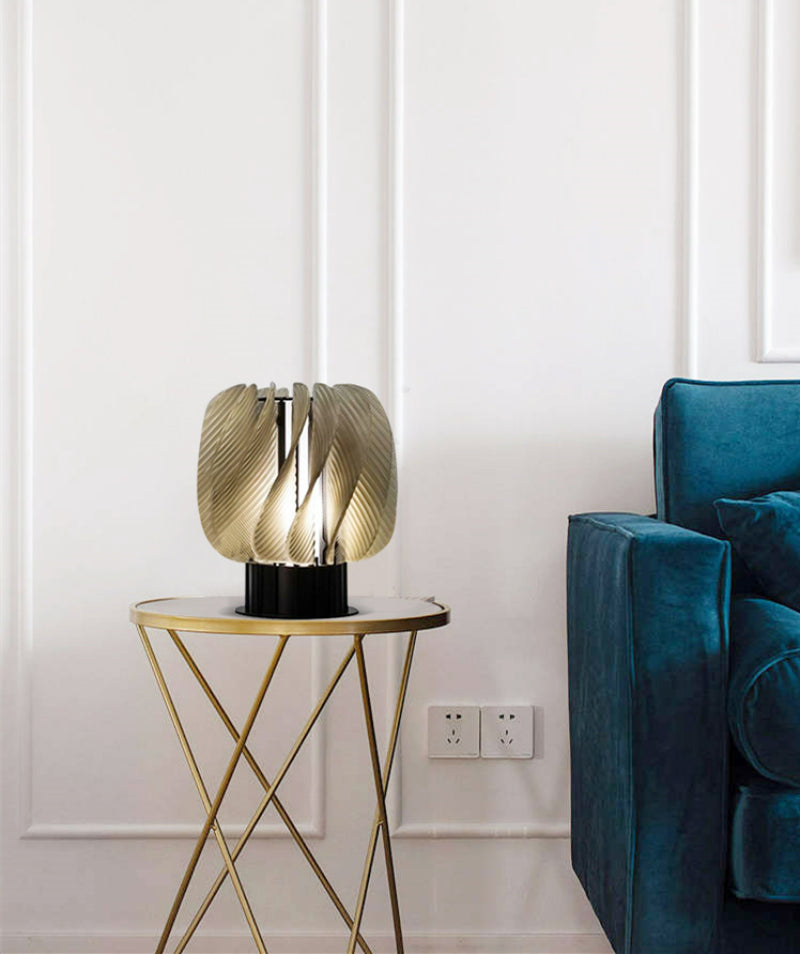 Modern Table Lamp  Sculptural Wave Design - Product detail 8
