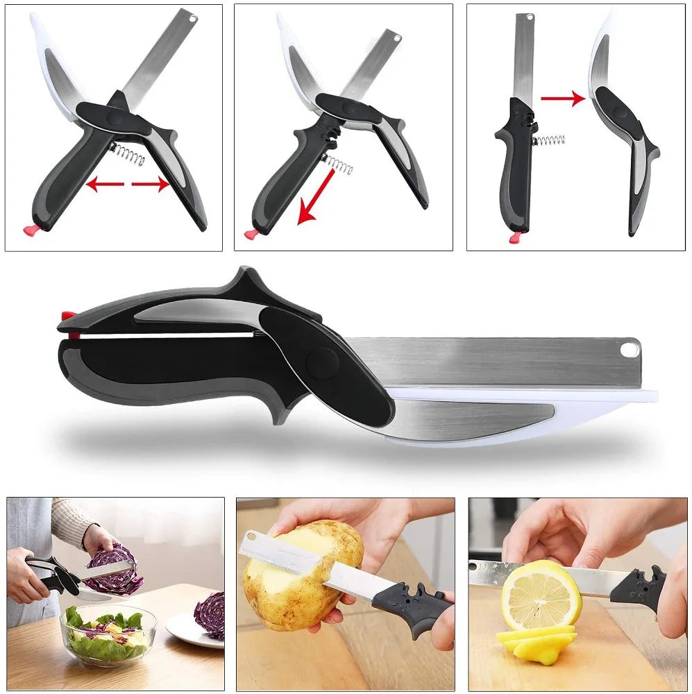 Smart Kitchen Scissors  2-in-1 Cutting Board Design - Product detail 7