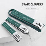 Professional Nail Care Set  Stainless Steel Manicure Kit In Storage Box - Product example