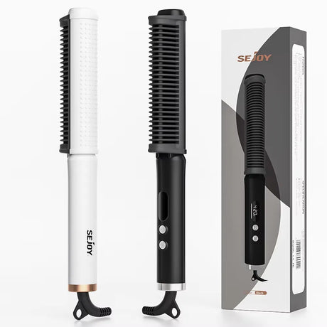 Ceramic Hair Straightener  2-in-1 Styling Tool with Temperature Control - Product showcase