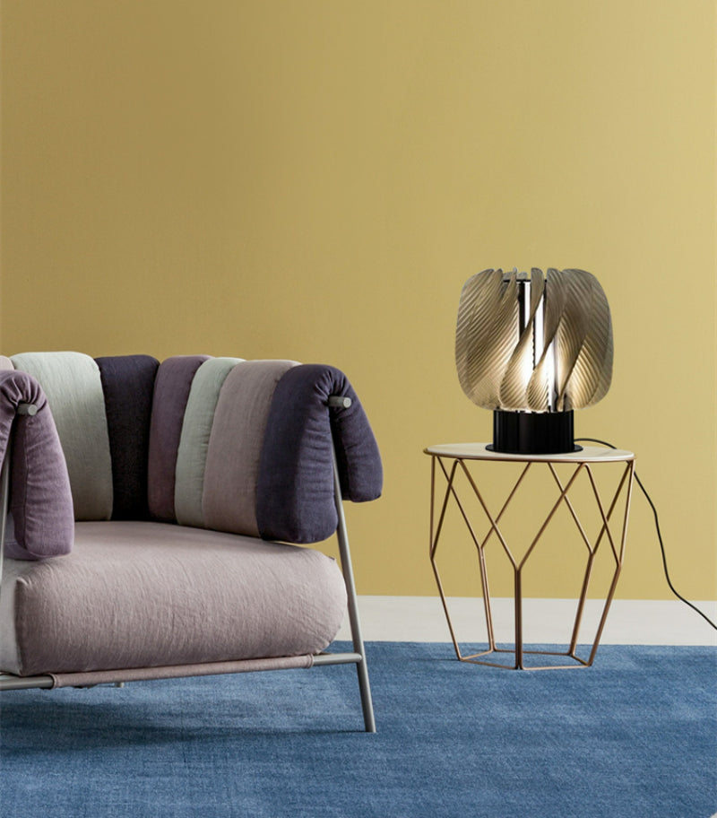 Modern Table Lamp  Sculptural Wave Design - Product detail 7