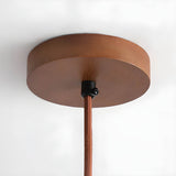 Natural Stone Pendant Light  Yellow Travertine With Wood Accent - Product detail 12