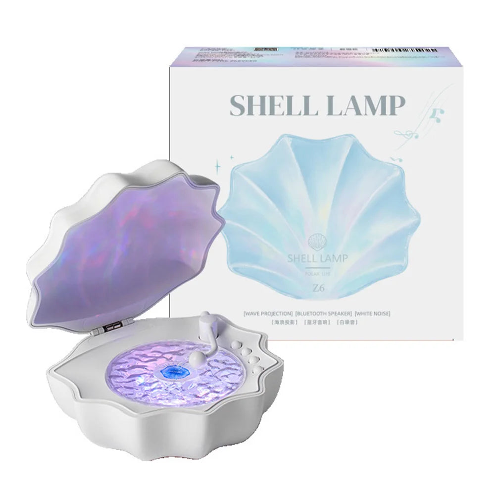 Coastal Night Light Speaker  Shell Design With Ocean Ambience - Product detail 15