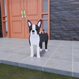 Boston Terrier Planter  Decorative Garden Dog Sculpture - Product detail 7