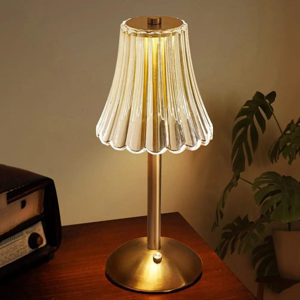 Crystal Table Lamp  Touch Control LED Lighting - Product detail 4