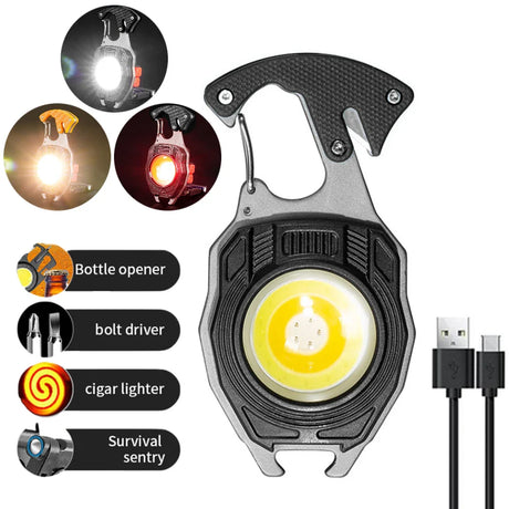 Emergency LED Multi-Tool  3-Color Light With Survival Features - Product detail 12