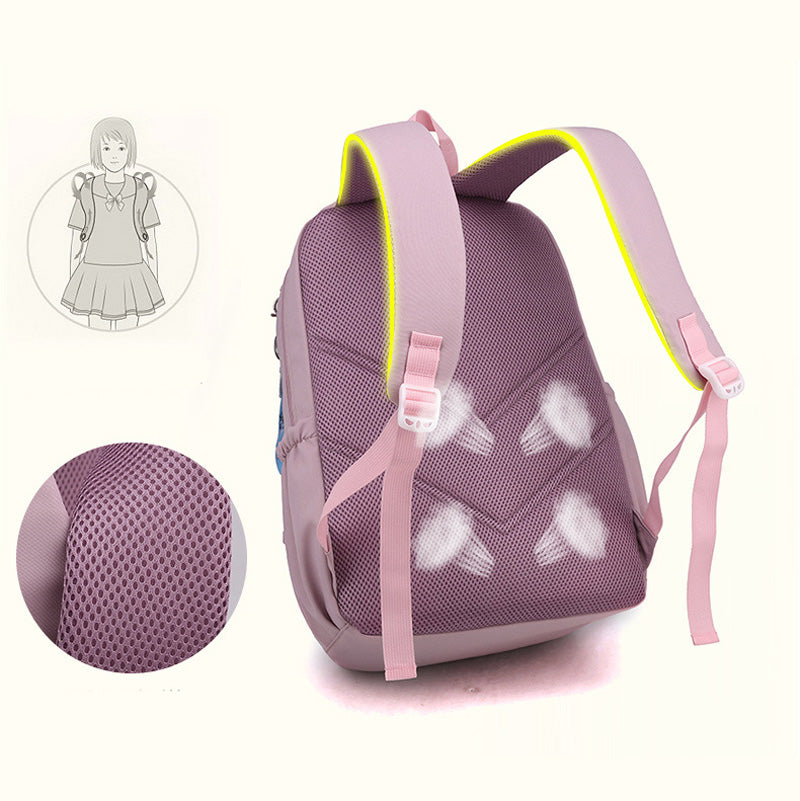 Kawaii School Backpack  Cat Design With Multiple Compartments - Product detail 4