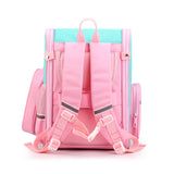 Kids Unicorn School Backpack  Rainbow Design With Matching Pencil Case - Product example