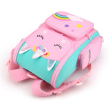 Kids Unicorn School Backpack  Rainbow Design With Matching Pencil Case - Product detail 4