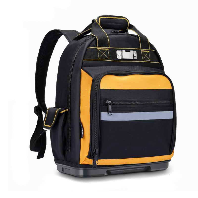 Professional Tool Backpack  Heavy-Duty Base With Reflective Strip - Product showcase