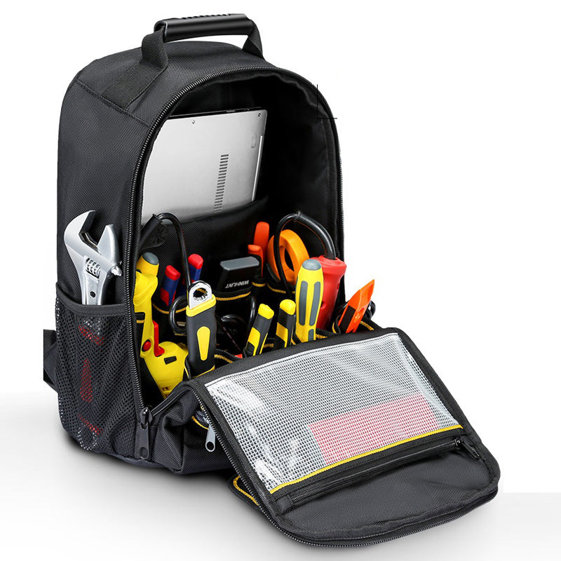 Professional Tool Backpack  Heavy-Duty Multi-Pocket Design - Detailed view