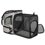 Pet Travel Backpack  Expandable Mesh Carrier For Cats  Dogs - Detailed view