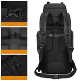 Travel Hiking Backpack  90L Adventure Trekking Rucksack - Detailed view