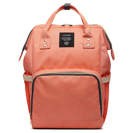 Modern Diaper Backpack  Insulated Bottle Compartment Mint Green - Product detail 7