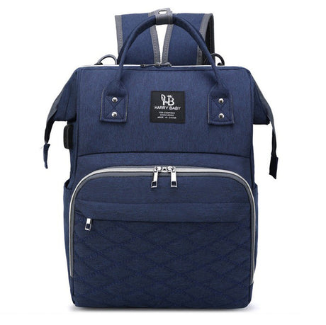Modern Diaper Backpack  Quilted Design With Multiple Storage - Product detail 4