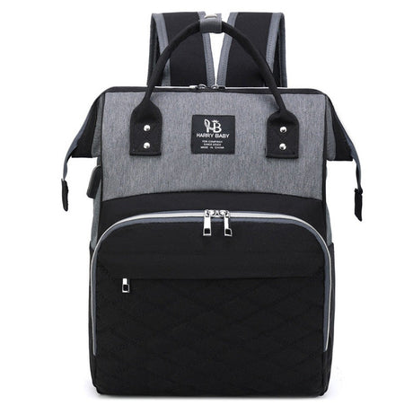 Modern Diaper Backpack  Quilted Design With Multiple Storage - Product detail 6