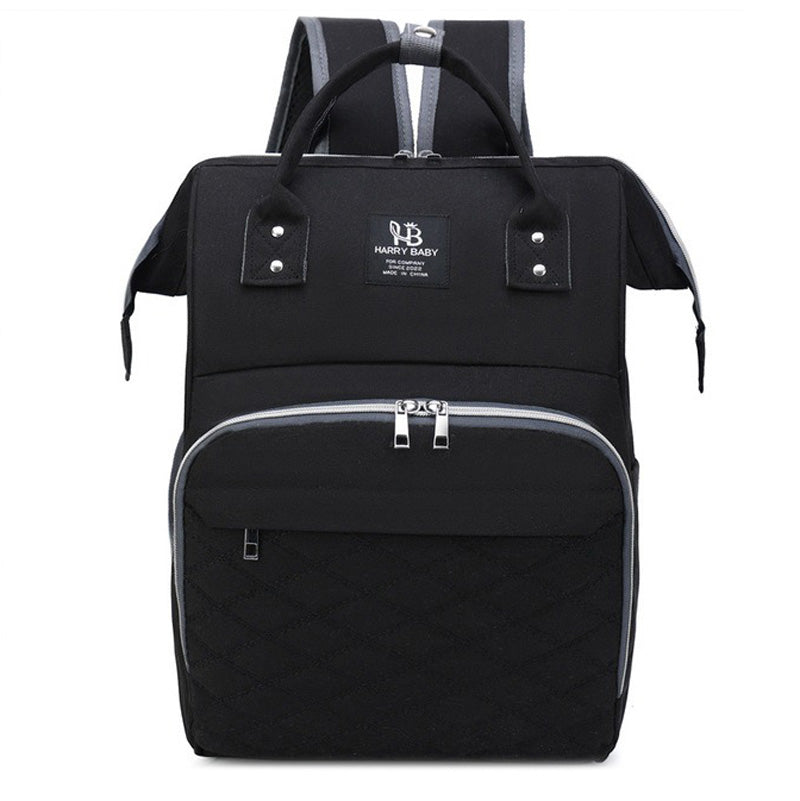 Modern Diaper Backpack  Quilted Design With Multiple Storage - Product detail 5