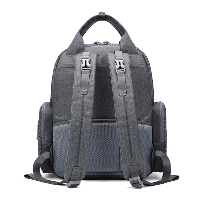 Quilted Diaper Backpack  Multi-Storage Travel Design - Product detail 5
