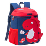 Kids Dinosaur Backpack  3D T-Rex Design With Mesh Pockets - Detailed view