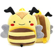 Kids Plush Backpack  Bumble Bee Design - Product showcase