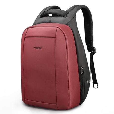 Anti-Theft Laptop Backpack  Professional 156 Inch Leather-Look Design - Detailed view