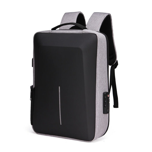 Anti-Theft Laptop Backpack  Hardshell Protection With USB Port - Product showcase