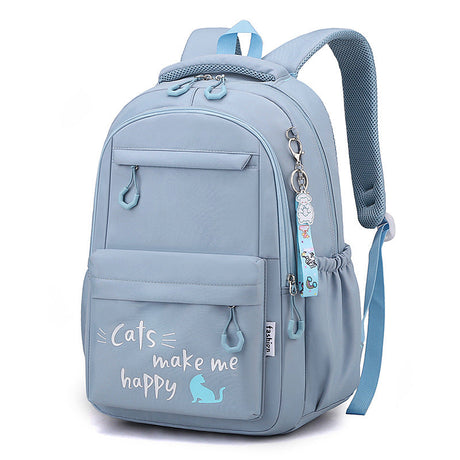 Kawaii School Backpack  Cat Design With Multiple Compartments - Product detail 5