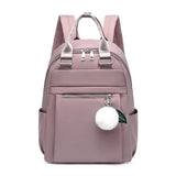 Modern School Backpack  Minimalist Design With Pom Pom Charm - Product detail 7