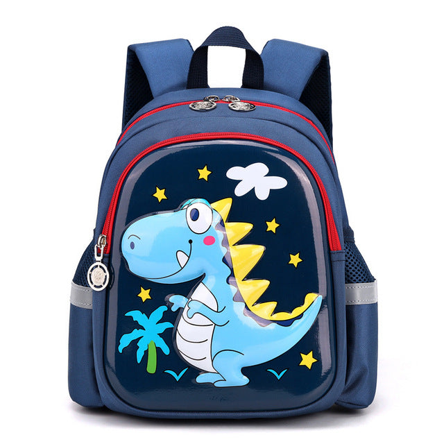 Kids Dinosaur Backpack  3D T-Rex Design With Stars - Product showcase