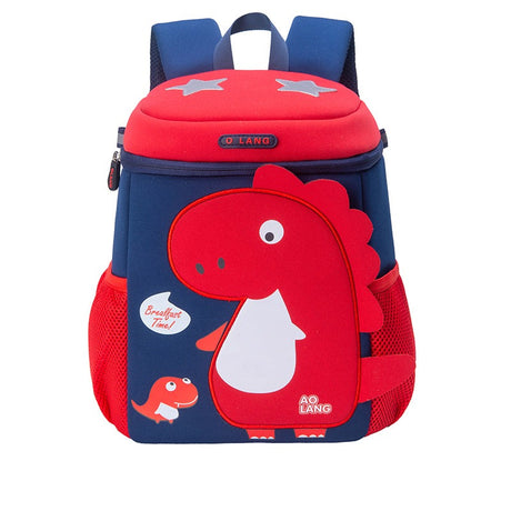 Kids Dinosaur Backpack  3D T-Rex Design With Mesh Pockets - Product showcase