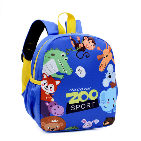 Kids Dinosaur Backpack  Navy Blue With Yellow Accents - Product detail 4