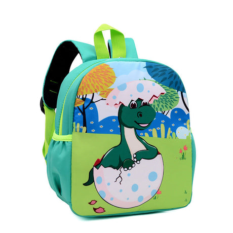 Kids Dinosaur Backpack  Navy Blue With Yellow Accents - Product detail 5