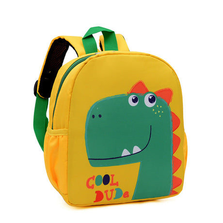 Kids Dinosaur Backpack  Navy Blue With Yellow Accents - Product detail 6