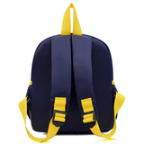 Kids Dinosaur Backpack  Navy Blue With Yellow Accents - Product example