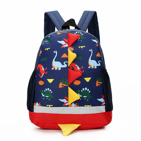 Kids Dinosaur Backpack  3D Tail Design With Fun Pattern - Product showcase