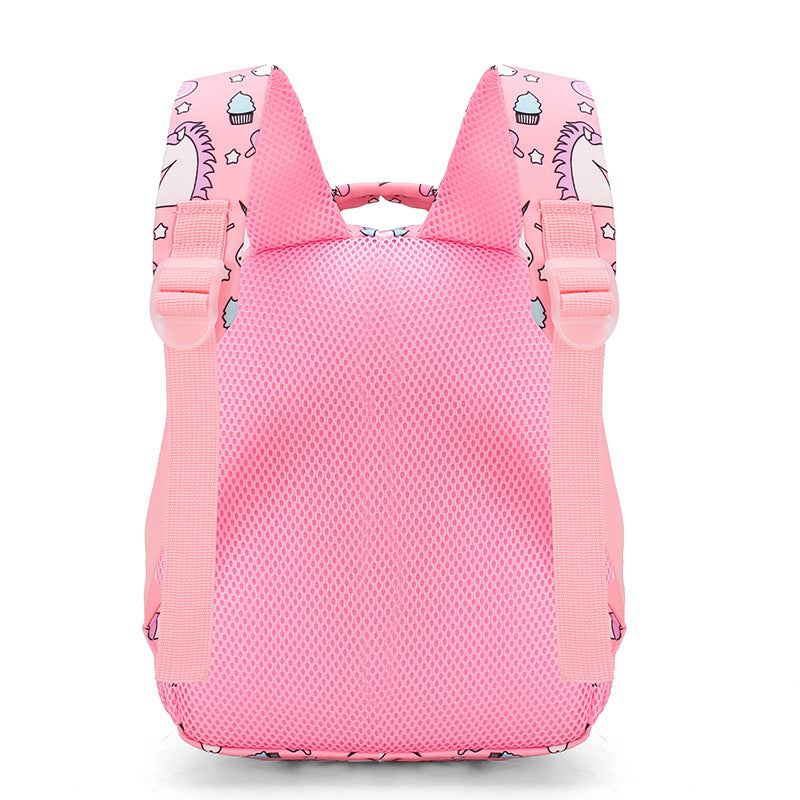 Kids Unicorn Backpack  Pink Fantasy Pattern With Inspirational Message - Product detail 4