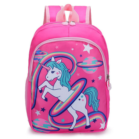 Kids Unicorn Backpack  Rainbow Space Adventure Design - Product detail 4