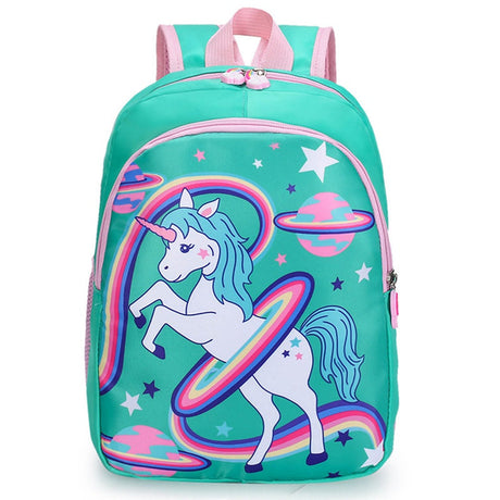 Kids Unicorn Backpack  Rainbow Space Adventure Design - Product example