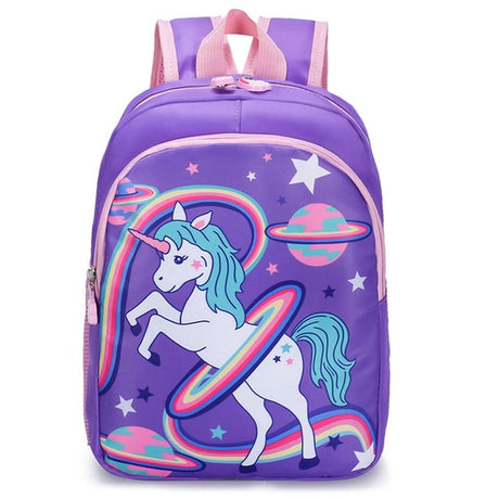 Kids Unicorn Backpack  Rainbow Space Adventure Design - Product detail 5