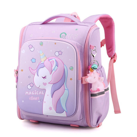 Kids Unicorn Backpack  Full-Opening Design With Magical Print - Product detail 4